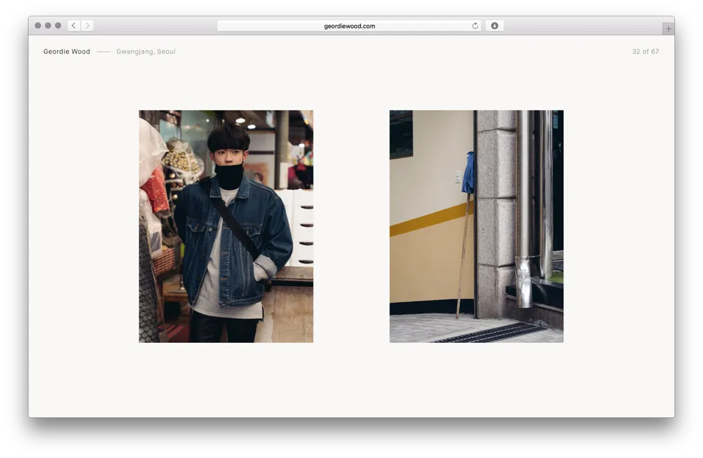 geordiewood.com, slide